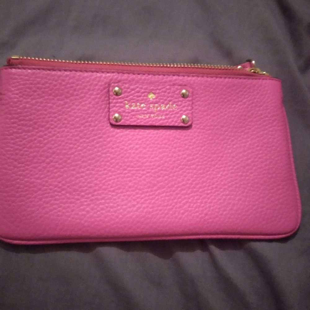 Kate spade pink wristlet